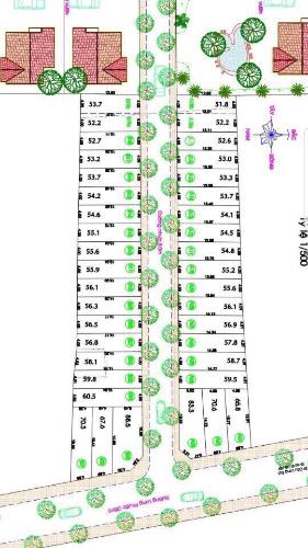 Sơ đồ khu Đất nền Quận 9 Bán đất nền đường số 1, Long Phước, Quận 9, thổ cư 100%, gần dự án Vinhomes Grand Park