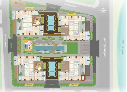 Mặt bằng dự án Q7 Saigon Riverside Bán căn hộ  view Nhà Bè, sông Sài Gòn - Q7 Saigon Riverside tầng cao.