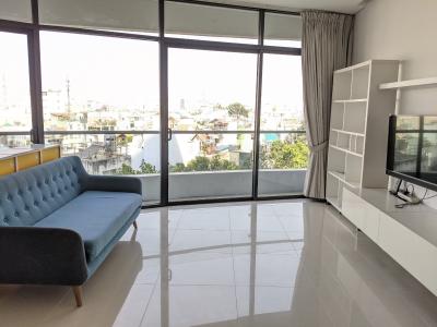 Phòng khách City Garden Bình Thạnh Căn hộ City Garden ban công hướng Đông Bắc, view thành phố.