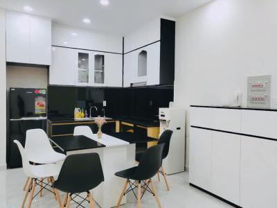 Phòng bếp căn hộ Fresca Riverside, Thủ Đức Căn hộ Fresca Riverside tầng 5 hướng Tây Bắc, đầy đủ nội thất.