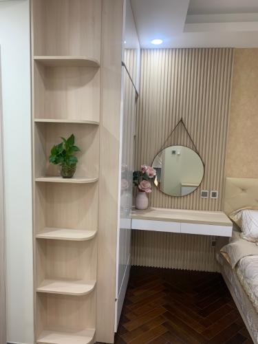 Phòng ngủ căn hộ PHÚ MỸ HƯNG MIDTOWN Cho thuê căn hộ Phú Mỹ Hưng Midtown 2PN, diện tích 89m2, đầy đủ nội thất, hướng ban công Đông Nam