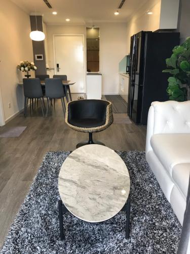 Phòng khách Căn hộ Vinhomes Central Park Căn hộ Vinhomes Central Park đầy đủ nội thất, view công viên.