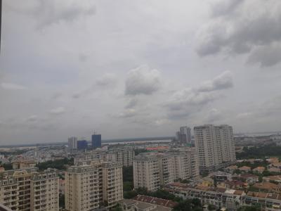 View căn hộ Phú Mỹ Hưng Midtown Căn hộ tầng cao Phú Mỹ Hưng Midtown, nội thất cao cấp đầy đủ.