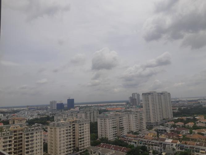 View căn hộ Phú Mỹ Hưng Midtown Căn hộ tầng cao Phú Mỹ Hưng Midtown, nội thất cao cấp đầy đủ.