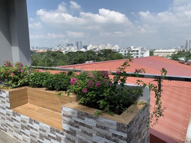 View nhà phố Quận 7 Nhà phố diện tích 52m2 hướng Tây, khu dân cư đông đúc gần chợ Tân Mỹ.