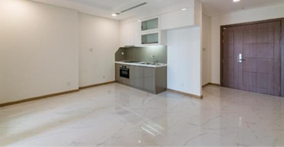 Không gian căn hộ Vinhomes Central Park Căn hộ tầng cao Vinhomes Central Park trang bị nội thất cơ bản.