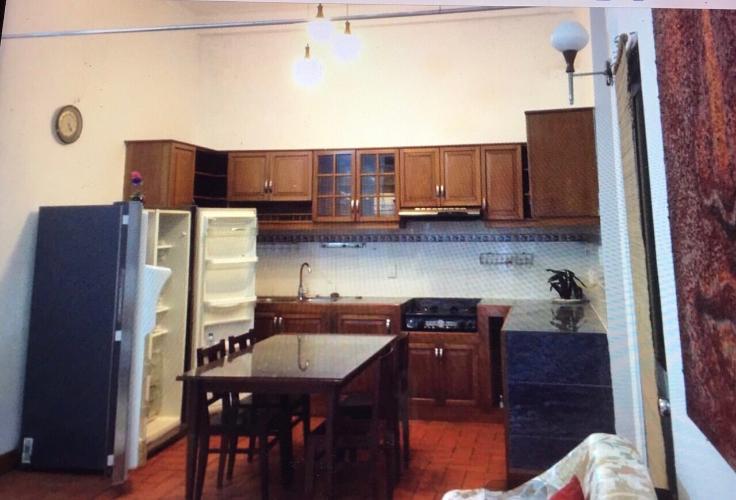 Phòng bếp văn phòng đường số 2, Quận 2 Văn phòng có sân vườn mát mẻ, diện tích 75m2, hướng Tây Bắc.