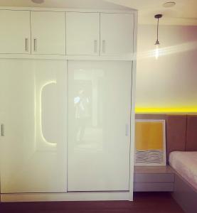 Phòng ngủ căn hộ Eco Green Saigon, Quận 7 Căn hộ Eco Green Saigon hướng Đông Nam, view thành phố tuyệt đẹp.