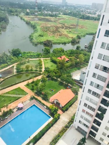 Không gian căn hộ 4S Riverside Linh Đông, Thủ Đức Căn hộ 4S Riverside Linh Đông tầng 16 mát mẻ, đầy đủ nội thất.
