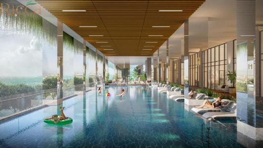 Tiện ích Ricca Quận 9 Căn hộ Ricca tầng trung, nội thất cơ bản, ban công rộng rãi.