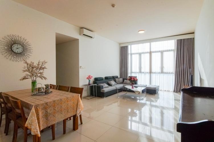 Phòng khách The Vista An Phú, Quận 2 Căn hộ The Vista An Phú tầng cao, view Xa lộ Hà Nội.