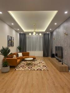 Phòng khách Saigon Pearl Quận Bình Thạnh Căn hộ Saigon Pearl nội thất cao cấp, view thành phố.