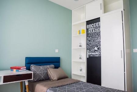 Phòng ngủ Eco Green Saigon, Quận 7 Căn hộ Eco Green Saigon nội thất cơ bản, thiết kế hiện đại.
