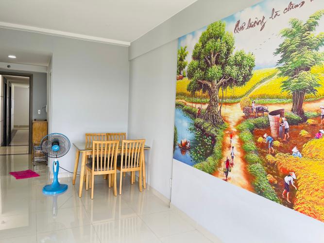 Phòng khách Hà Đô Riverside, Quận 12 Căn hộ Hado Riverside tầng trung, ban công hướng Nam.