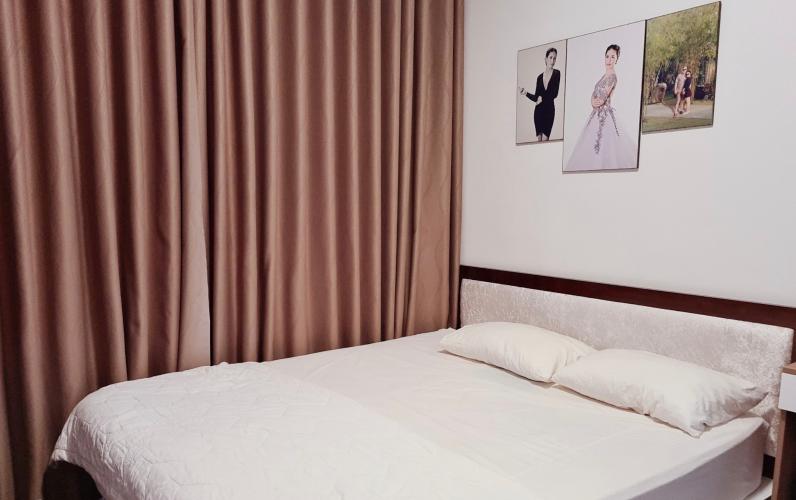 phòng  ngủ Căn hộ The Sun Avenue  Căn hộ tầng trung block 07 The Sun Avenue - view Đảo Kim Cương và Landmark 81