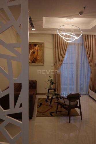 Phòng khách Vinhomes Central Park Căn hộ Vinhomes Central Park nội thất đầy đủ, view nội khu.