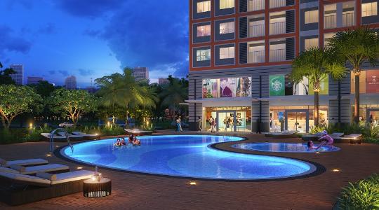 Chung cư Carillon 7, Tân Phú Căn hộ tầng thấp Carillon 7 nội thất cơ bản, ban công hướng Đông Nam.