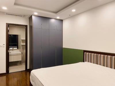 phòng ngủ căn hộ riviera point Căn hộ Riviera Point tầng cao, đón view sông thoáng mát.