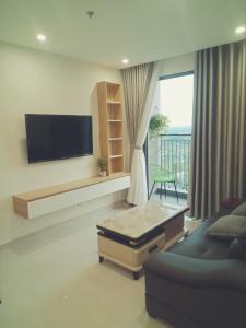 Phòng Khách Vinhomes Grand Park Căn hộ Vinhomes Grand Park đầy đủ nội thất, view nội khu.