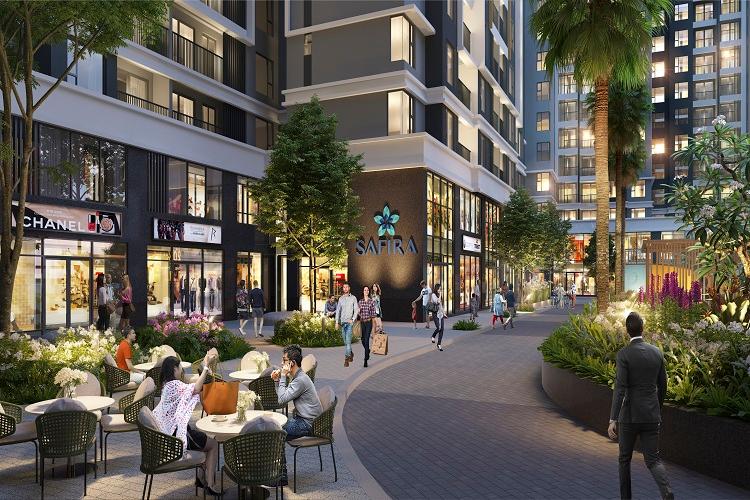 Safira Khang Điền - khu vực shop house