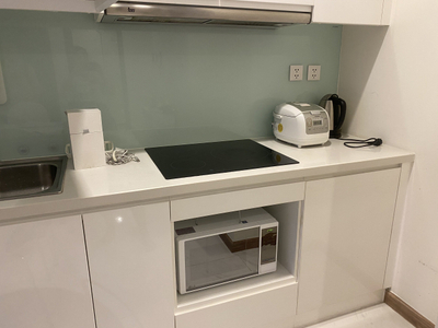  Căn hộ có 1 phòng ngủ Vinhomes Central Park tầng 38, đầy đủ nội thất.