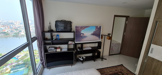 Căn hộ Vinhomes Central Park, Quận Bình Thạnh Căn hộ Vinhomes Central Park tầng 23 thiết kế hiện đại, view sông thoáng mát.
