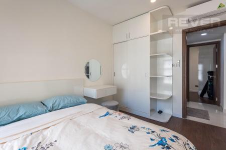 Phòng ngủ Căn hộ SAIGON ROYAL Cho thuê căn hộ Saigon Royal 1PN và 1 phòng đa năng, đầy đủ nội thất, ban công Đông Nam