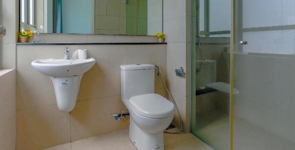 Phòng tắm căn hộ Riviera Point  Căn hộ tầng cao Riviera Point view thành phố, đầy đủ tiện ích.