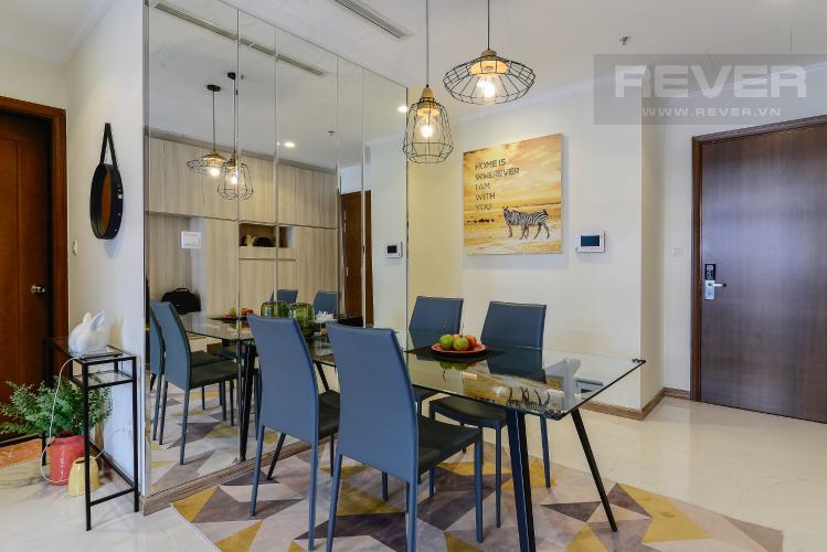 Phòng ăn Căn hộ Vinhomes Central Park tầng cao C1, view sông, 2 phòng ngủ