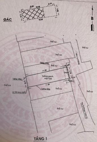 Bản vẽ nhà phố Phan Văn Trị, Bình Thạnh Nhà phố hẻm Bình Thạnh, hướng Đông Bắc, bàn giao sổ hồng riêng.