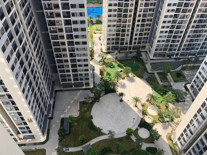 View căn hộ Vinhomes Grand Park, Quận 9 Căn hộ Vinhomes Grand Park hướng Tây Nam, diện tích 59.2m²