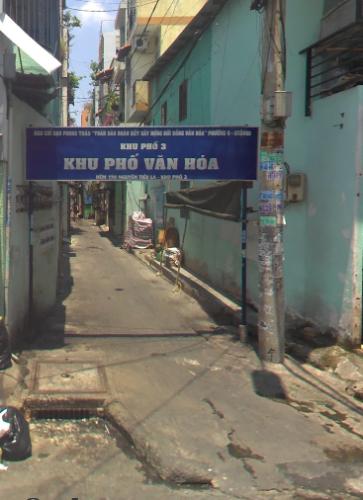 Hẻm nhà phố đường Nguyễn Tiểu La, Quận 10 Nhà phố Quận 10 hướng Tây Bắc, hẻm trước nhà rộng 4m.