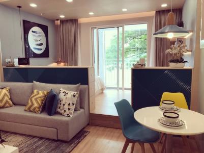 nhà mẫu Sunrise Riverside Căn hộ Officetel Sunrise Riverside tầng trung, view đường nội khu.