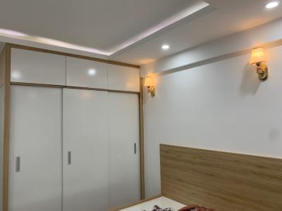 Phòng ngủ căn hộ Chung cư Miếu Nổi, Bình Thạnh Căn hộ Chung cư Miếu Nổi thoáng mát, cửa hướng Tây Bắc.