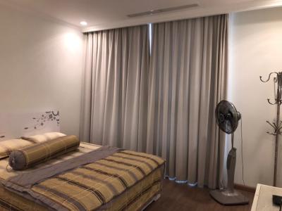 phòng ngủ căn hộ Vinhomes Central Park Căn hộ Vinhomes Central Park hướng Đông, view thành phố sầm uất.