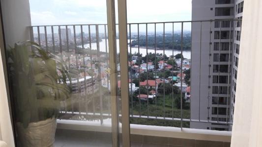 View căn hộ Masteri Thảo Điền, Quận 2 Căn hộ Masteri Thảo Điền tầng cao view sông, nội thất đầy đủ.