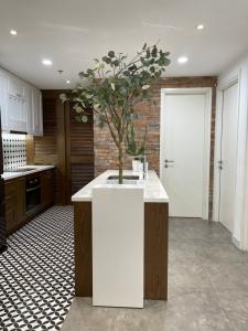 Phòng bếp căn hộ Duplex Masteri Thảo Điền, Quận 2 Căn hộ Duplex Masteri Thảo Điền nội thất đầy đủ, view đón gió.