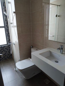 Căn hộ The Tresor, Quận 4 Căn hộ The Tresor tầng 12 thiết kế 2 phòng ngủ, ban công hướng Đông Bắc.