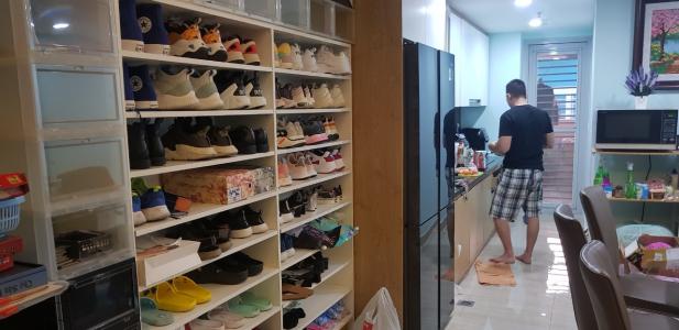 Phòng bếp căn hộ Happy City, Huyện Bình Chánh Căn hộ Happy City tầng thấp nội thất cơ bản, tiện ích đầy đủ.