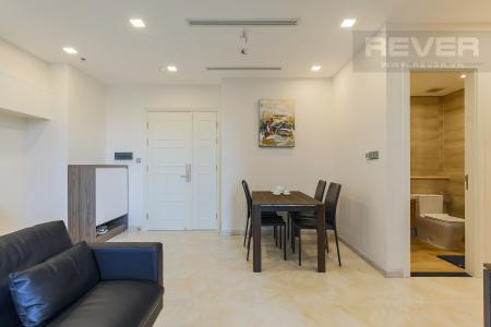 Phòng Khách Căn hộ Vinhomes Golden River tầng tháp, 2PN đầy đủ nội thất