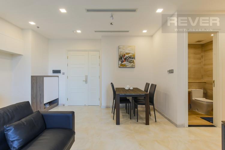 Phòng Khách Căn hộ Vinhomes Golden River tầng tháp, 2PN đầy đủ nội thất