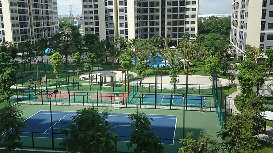 Tiện ích Vinhomes Grand Park, Quận 9 Căn hộ Vinhomes Grand Park hướng ban công tây bắc không có nội thất diện tích 59m²