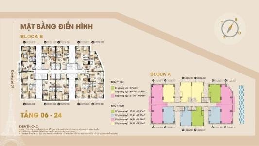 Căn hộ Paris Hoàng Kim, Quận 2 Căn hộ Paris Hoàng Kim có 3 phòng ngủ, nội thất cơ bản.