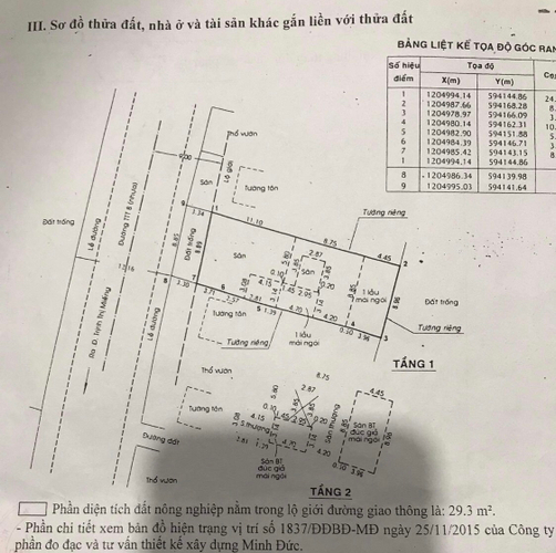 Bản vẽ nhà phố Huyện Hóc Môn Nhà phố thiết kế 1 trệt, 1 lầu diện tích 214.3m2, cửa hướng Tây.