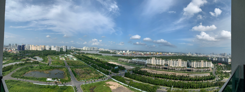 View căn hộ Sadora Apartment, Quận 2 Căn hộ Sadora Apartment tầng 2, view thành phố, đón nắng và gió thoáng mát.