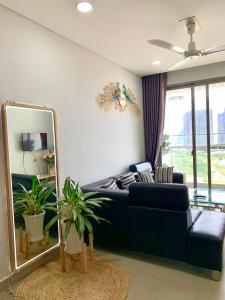 Nội thất River Panorama Căn hộ River Panorama tầng 12A thiết kế 2 phòng ngủ, đầy đủ nội thất.