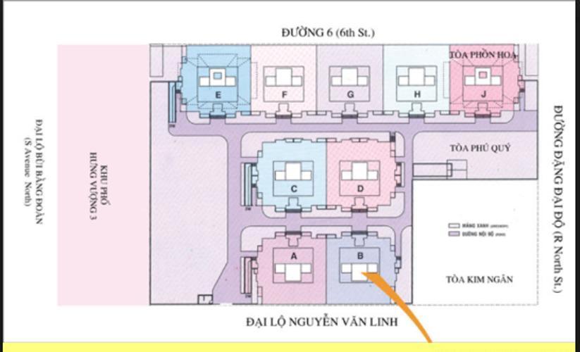 Mặt bằng dự án Căn hộ Hưng Vượng 1 tầng thấp, đầy đủ nội thất.