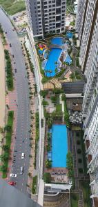 View căn hộ Riviera Point Căn hộ Riviera Point tầng cao 4 phòng ngủ, view thành phố sầm uất.