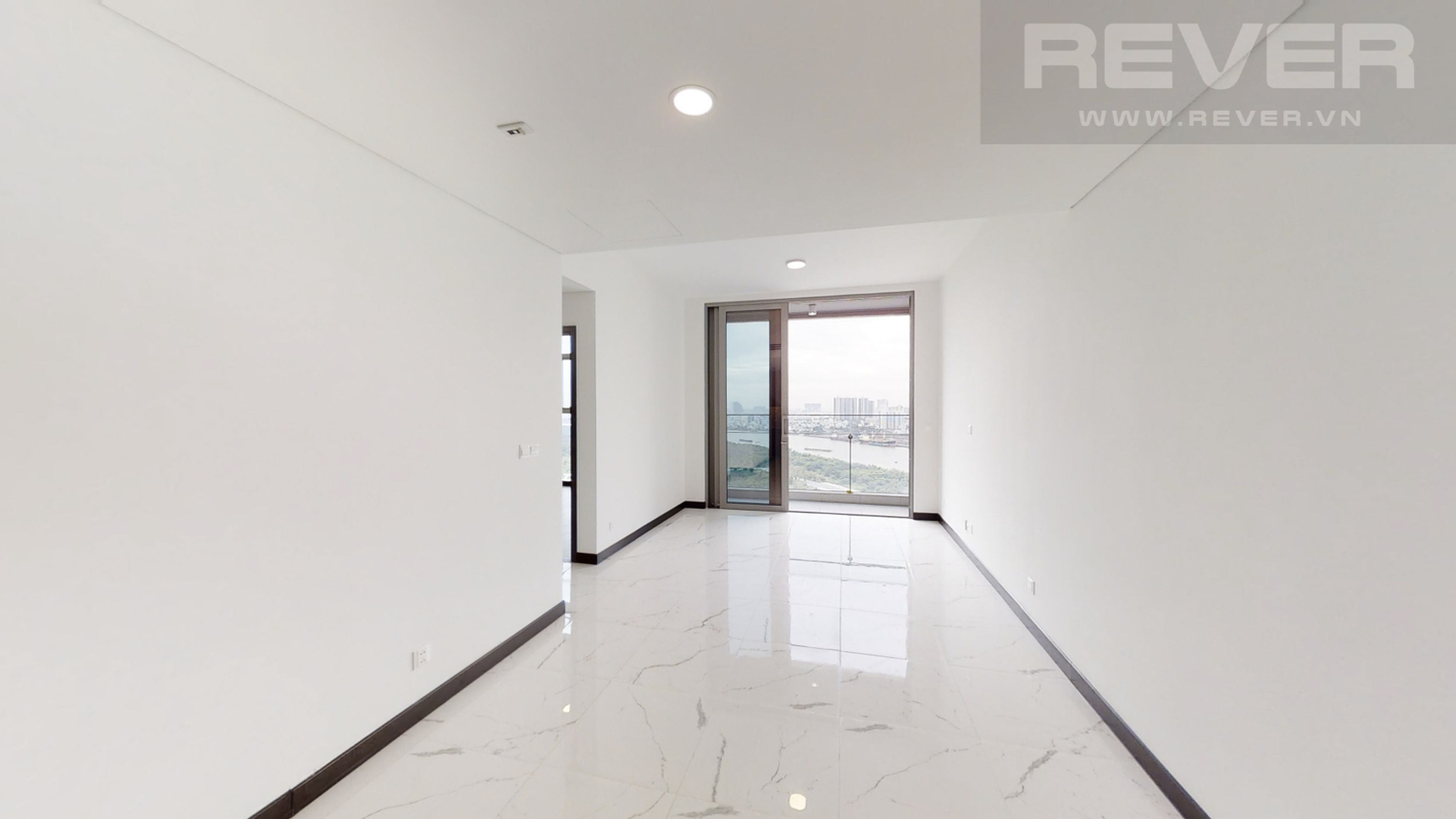 Căn hộ Empire City tầng 24 thiết kế sang trọng, view sông Sài Gòn.