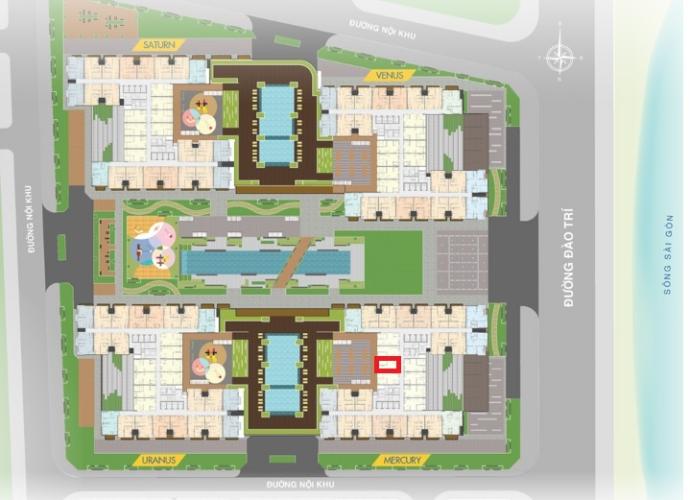 mặt bằng căn hộ q7 saigon riverside Căn hộ tầng cao Q7 Saigon Riverside view thoáng mát, thiết kế hiện đại